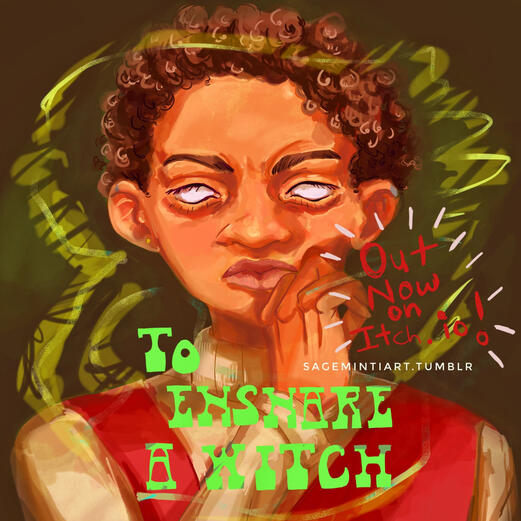 To Ensnare a Witch, kinetic visual novel (2023) Horror kinetic visual novel